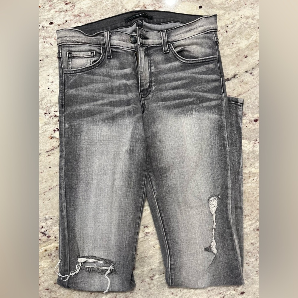Flying Monkey Platinum Distressed Dark Grey Jeans